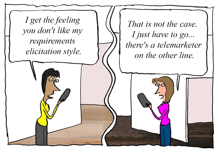 Humor - Cartoon: Requirements Elicitation Style